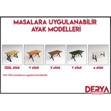 Deryawood Doğal Ahşap Yemek Masası 70x140 cm