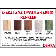 Deryawood Doğal Ahşap Yemek Masası 80x140 cm