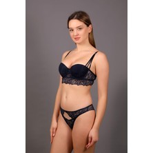 New Bra 4166 Dantelli Bralet Sütyen Takım