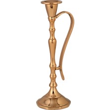 Vitale Bakır  Kulplu Şamdan Küçük 8*26 cm