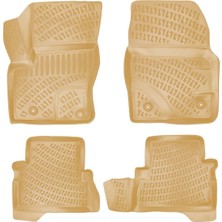 Ford C Max 2006 Araca Özel Tasarım 3D Havuzlu Bej Paspas