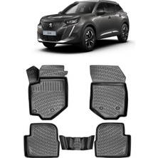Peugeot 2008 2023-2024 Model 3D Havuzlu Paspas Siyah