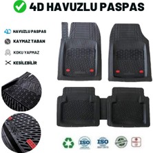 Jeep Grand Cherokee Wk2 2022 4d Havuzlu Üniversal Yeni Nesil Pro Paspas Siyah