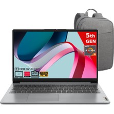 Lenovo Ideapad 1 15ALC7 Amd Ryzen 5-5500U 16GB 512GB SSD Amd Radeon Graphics 15.6 Fhd Freedos 82R400S7TX-16512C Premium Çanta Dizüstü Bilgisayar