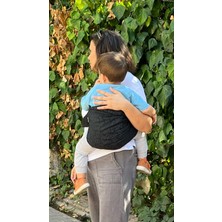 Tiny Trek Child Carrier - 10 Ay - 4 Yaş (18 Kg)  Siyah Desenli Çocuk Taşıyıcı Sling