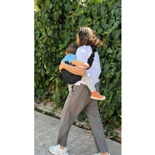 Tiny Trek Child Carrier - 10 Ay - 4 Yaş (18 Kg)  Siyah Desenli Çocuk Taşıyıcı Sling