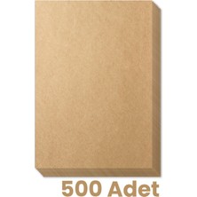 Kraft Oto Paspas Kağıdı 500 Adet - 35X50CM - 120G Kalın Karton Baskısız Boş