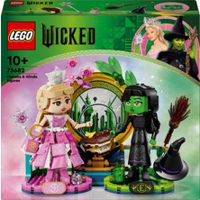 LEGO  Wicked Elphaba ve Glinda Figürleri 75682 - 10 Yaş ve Üzeri Çocuklar Için Fantastik Oyuncak Yapım Seti (558 Parça)