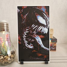 Venom’un Güçlü Ifadesi Kabartmalı 3D Renkli Tablo + Stand Hediye Dekor Dekorasyon Altındal Home