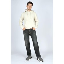 Lee Cooper Ricky Erkek Hıgh Rıse Straıght Rahat Kesim Yüksek Bel Düz Paça Jean Pantolon Antrasit