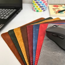 Hakiki Deri Slim Mausepad, Efektli Crazy Gerçek Deri Mouse Pad, 1 Adet Oyuncu Gamepad