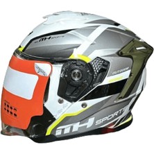 mt Helmets S Beden Yarım Gözlüklü Nano Gloss White Kask