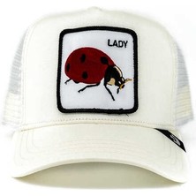 Goorin Bros Spot (Uğur Böceği Figür) Beyaz Şapka 101-0552