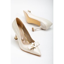 Suins Shoes Suins Bretta Model Kadın Topuklu Tektaş Tokalı Stiletto Ayakkabı