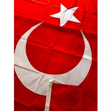 Yıldızsan Bayrak 150 x 225 cm Paraşüt Kumaş Türk Bayrağı Kumaş Dikim