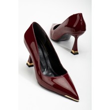 Suins Shoes Suins Clair Model Kadın Topuklu Burnu Taşlı Stiletto Ayakkabı