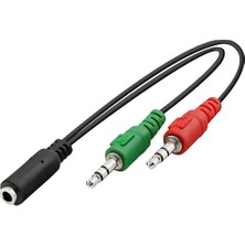 Syrox C119 Kulaklık Mikrofon Ayırıcı Audio Kablo