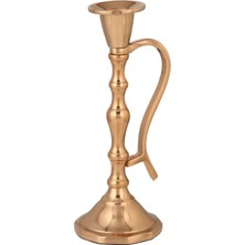 Vitale Bakır Kulplu Şamdan Küçük 8*20 cm