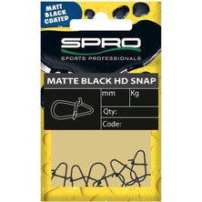 Spro Matte Black Hd #9,5mm Fırdöndü