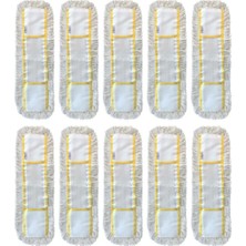 Mediterian Nemli Mop Yedek Seti 60cm 10'lu kaliteli temizlik malzemeleri