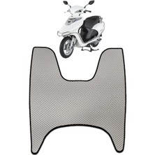 Mondial Fury 110 Uyumlu Luk Motor 3D Havuzlu Paspas Gri