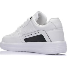 Volis Erkek Beyaz Bağcıklı Memory Foam Hafızalı Taban Sneaker Spor Ayakkabı 23557