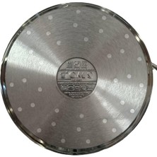 OMS 6090-C - 6 Parça Paslanmaz Çelik, Cam Kapak 28X10CM-5,80 Litre Buharlı Pişirici, Özbek Mantı Tencere