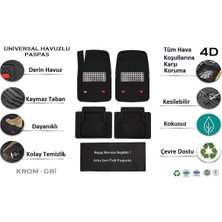 Volkswagen Polo 6r 2012 4d Havuzlu Yeni Nesil Universal Paspas Krom Gri