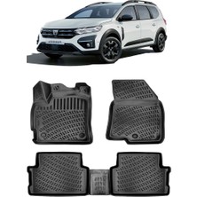 Dacia Jogger 3D Paspas 3D Havuzlu Paspas 2022 Sonrası Siyah Renk - Rizline Marka