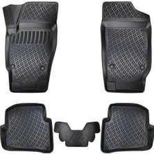 Vw Paspas Polo 6r 3D Siyah 2009-2017 Uyumlu