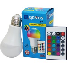 9W - E27 Rgb - Kumandalı LED Ampul