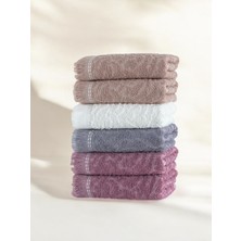 Terry Home Pamuklu 6lı 30X50 cm Jakar Desenli Mutfak Havlu Seti