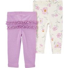 Carter's Kız Bebek 2'li Pantolon Set