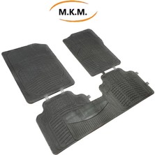 Oto Paspas 3D Siyah 4 Parça Üniversal Tüm Araçlar Için Uyumlu