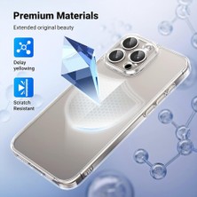 Dexmon iPhone 16 Pro Max Şeffaf Silikon Kılıf 3D Kamera Korumalı Slim Fit Esnek Kapak