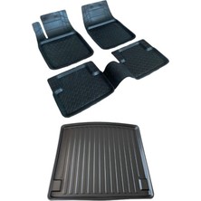 Cıtroen C-Elysee Sedan 2012 ve Sonrası Bagaj Havuzu+ Plus Havuzlu Siyah Oto Paspas Seti