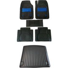 Dacıa Sandero Stepway Hb 2008 ve Sonrası Bagaj Havuzu+ Negro Mavi Oto Paspas Seti