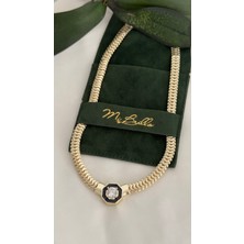 Mi Brillo Accessories Marka Muadili Serenay Kalın Hasır Kolye ( Leyla Kolyesi)