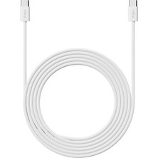 Ttec Usb-C - Usb-C 100CM 60W Pd Örgü Hızlı Şarj/data Kablosu Beyaz