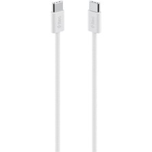 Ttec Usb-C - Usb-C 100CM 60W Pd Örgü Hızlı Şarj/data Kablosu Beyaz