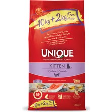 Unique Yavru Kedi Maması  Somonlu 10 + 2 kg