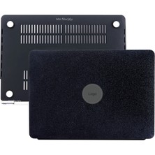 McStorey Macbook Air Kılıf 13.6 inç M2-M3, Simli Kaplama G1505 (TouchID'li Air M2-M3) A2681 A3113 ile Uyumlu