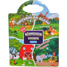 Gepettoys GF002 Bitmeyen Sticker Kitabım Hayvanlar -Prensesler -  Taşıtlar - Gepettoys