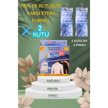 Nem Tutucu Giderici Rutubet Emici Kötü Koku Giderici Küf ve Korozyon Önleyici 2 Kutu 4 Paket 2 kg