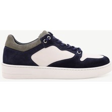 Yargıcı Hafif Tabanlı Deri Sneakers