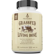 Ancestral Supplements Grassfed Living Bone 180 Capsules Calcium Support