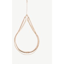 Yargıcı Çoklu Sıralı Zincir Kolye