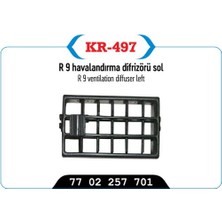 Kaya Plastik Torpido Havalandırma Dıfrızor Sol R9