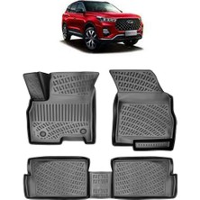 Chery Tiggo 7 Pro 2022 Sonrası 3D Havuzlu Paspas Siyah