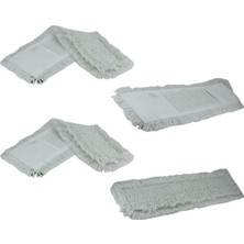 Mediterian 10'lu Nemli Mop Seti, 80cm, 220gr, Temizlik İçin Yedek Çeşit
